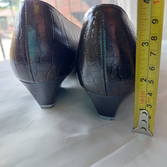 Vintage K shoes LEATHER UK 7  US 9, Made in England. New - Picture 8 of 8